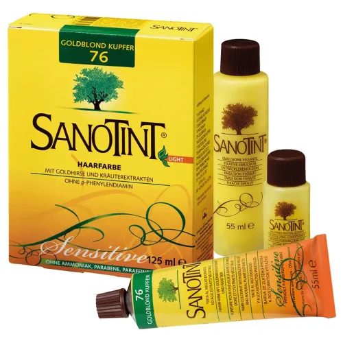 Sanotint, Sanotint Sensitive Haarfarbe 76 bernstein (125ml)