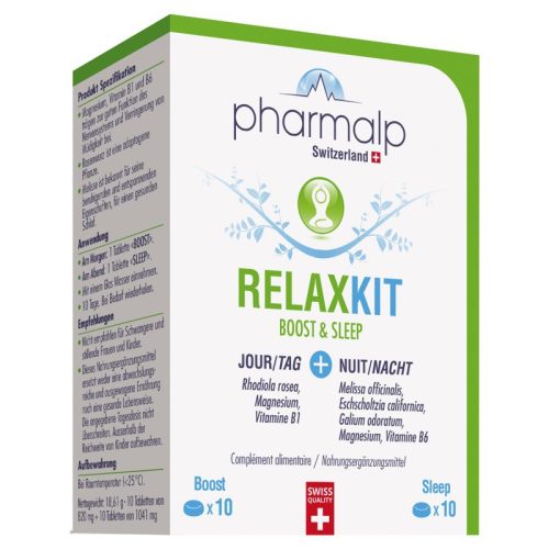 Pharmalp, PHARMALP RELAXKIT Boost & Sleep Tabl Blist 20 Stk