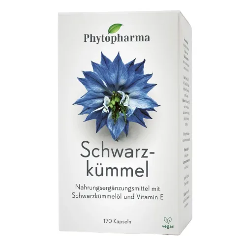 Phytopharma, Phytopharma Schwarzkümmelöl 500mg Kapseln (170 Stk)