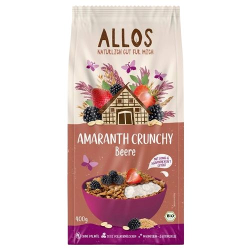 Allos, ALLOS Amaranth Crunchy Beerenfrucht 400 g