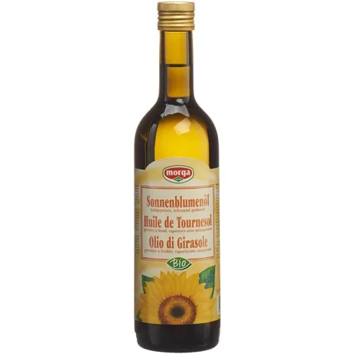 morga, morga Bio Sonnenblumenöl kaltgepresst (5dl)