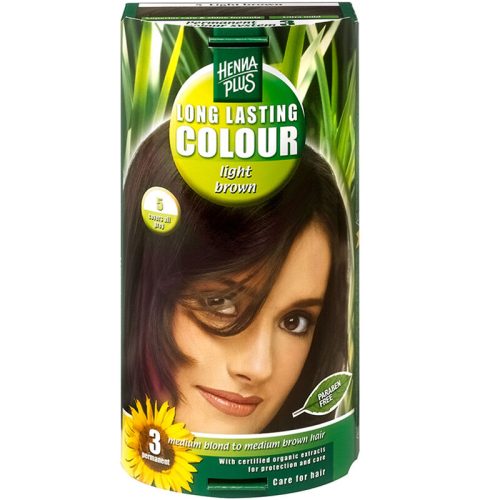 Henna Plus, HENNA PLUS Long Lasting Colour 5 Hellbraun (1 Stk)