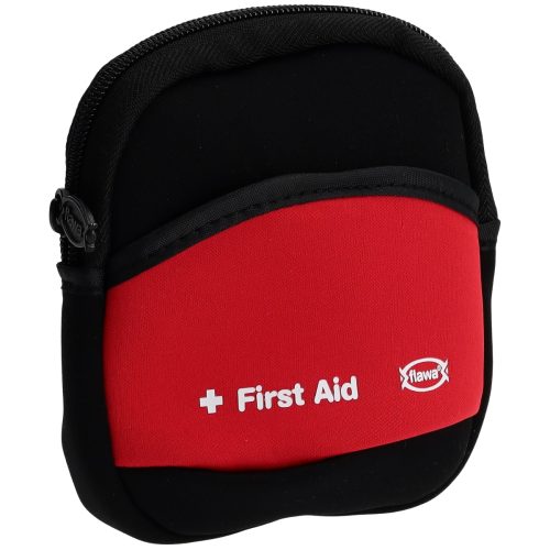 FLAWA, FLAWA Freizeit-Apotheke im Neopren-Etui schwarz/rot (1 Set)