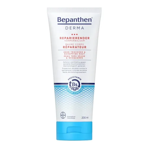 Bepanthen, Bepanthen - DERMA Reparierender Körperbalsam, 200 ml