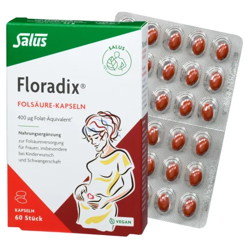 Floradix, Floradix Folsäure Kapseln (60 Stk)