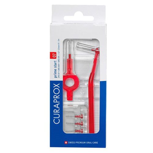 CURAPROX, CURAPROX - Interdentalbürste Set prime start, Gr. 011, 5 Stk., 5 Stücke,  Rot