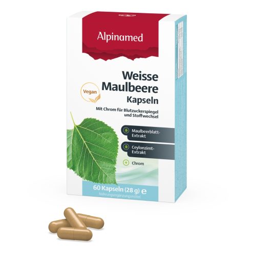 undefined, Alpinamed Weisse Maulbeere Kapseln 60 Stück