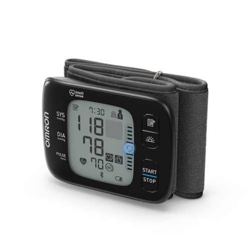 Omron, OMRON RS7 Blutdruckmessgerät – Blutdruckmessgerät/Herzfrequenzmessgerät – schwarz