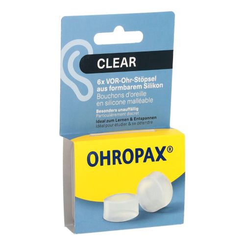 OHROPAX, OHROPAX Ohrstöpsel Silicon Clear (6 Stk)