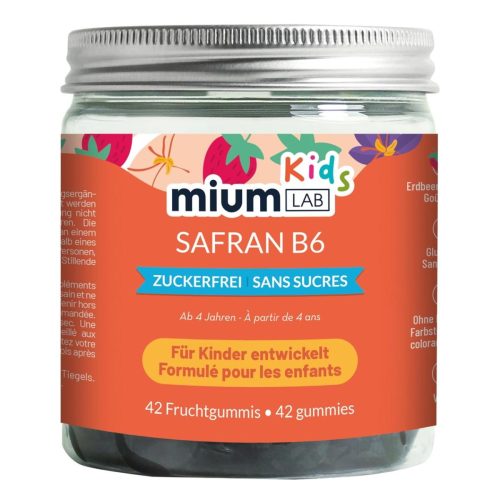 miumLAB, miumLAB Gummies Safran B6 für Kinder (42 Stk)
