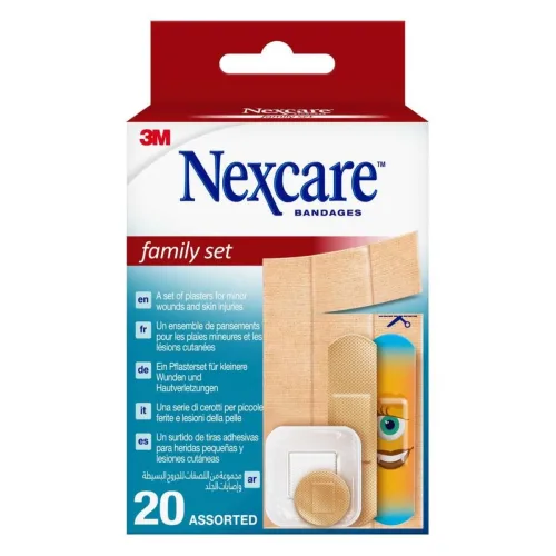 3M Nexcare, 3M Nexcare Erste-Hilfe-Pflaster-Mix, assortiert (20 Stk)