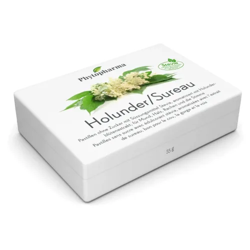 Phytopharma, Phytopharma Holunderblüten Pastillen (40 Stk)