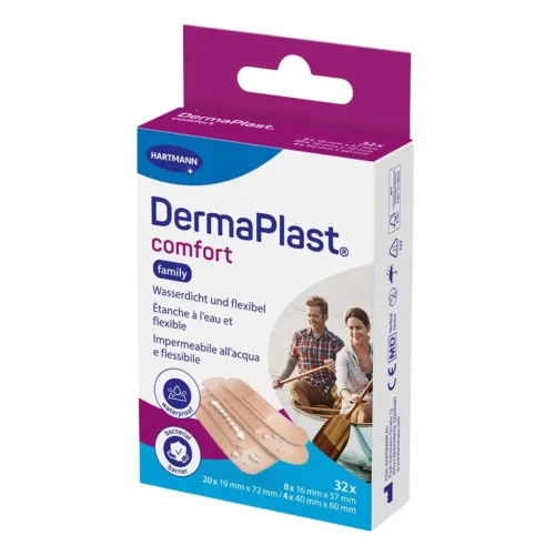 DERMAPLAST, DermaPlast Comfort-Pflaster, diverse Grössen (32 Stk)