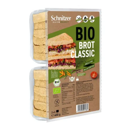 Schnitzer, Schnitzer Toastbrot Classic Bio hell Beutel (400g)