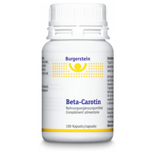 Burgerstein, BURGERSTEIN Beta Carotin Kaps Ds 100 Stk