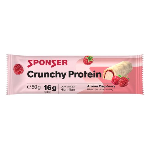 SPONSER, SPONSER Crunchy Protein Bar Raspberry (50g)
