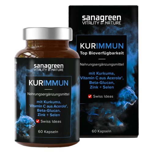 SANAGREEN, SANAGREEN KURIMMUN mizellierter Curcuma Extrakt Kapseln (60 Stk)