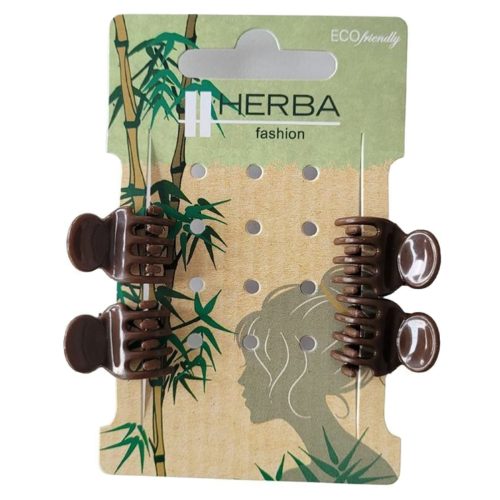 HERBA, Herba.Ecofriendly Pinzettina, braun, 1.6 cm, 4 Stk