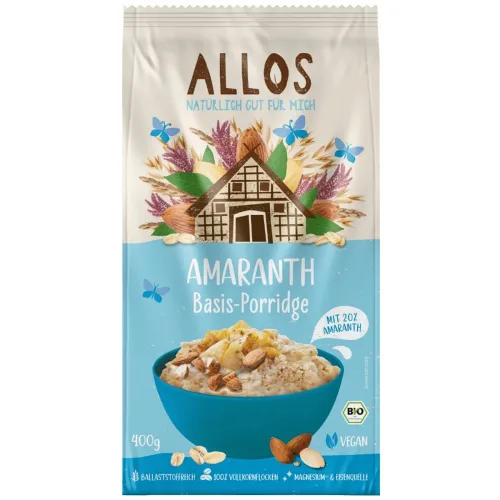 Allos, Allos Bio Amaranth Frühstücksbrei, Basis