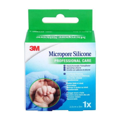 3M Micropore, 3M Micropore Silicone Heftpflaster 2.5cmx5m (1 Stk)