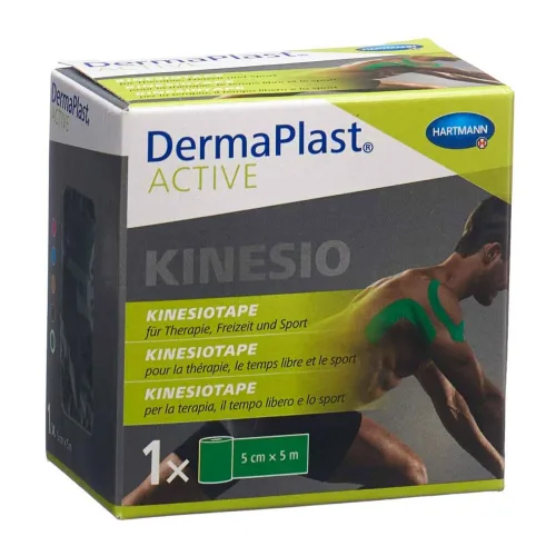 DERMAPLAST, DermaPlast ACTIVE Kinesiotape, 5cmx5m, grün (1 Stk)