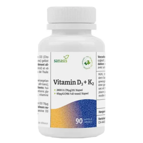 sanasis, sanasis Vitamin D3+K2 Kapseln (90 Stk)