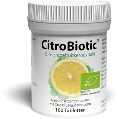 CitroBiotic, CitroBiotic Grapefruitkern Extrakt Tabletten Bio (100 Stk)
