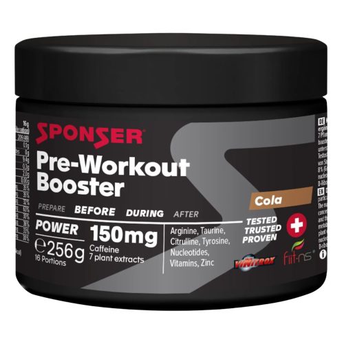 Sponser Sportnahrung AG, Sponser Pre-Workout Booster Cola Dose 256 g