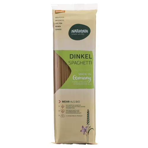 NATURATA, NATURATA Dinkel Spaghetti hell (500g)