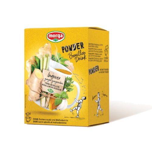 morga, morga PowerPowder BouillonDrink Ingwer Bio (10x4g)