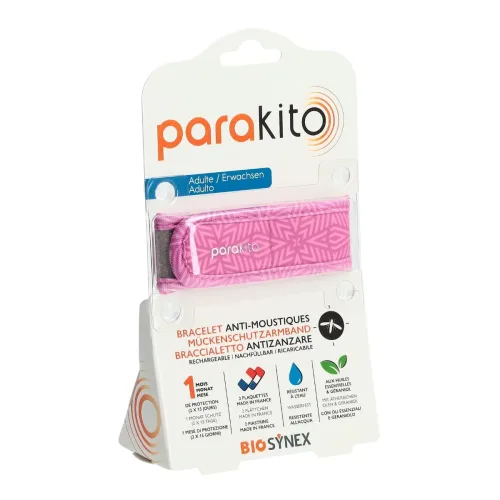 parakito, parakito Mückenarmband Erwachsene Optik violett (1 Stk)