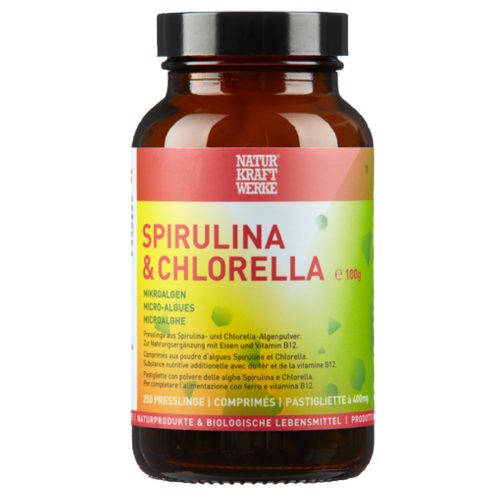 Naturkraftwerke, NATURKRAFTWERKE Spirulina & Chlorella Presslinge (250 Stk)