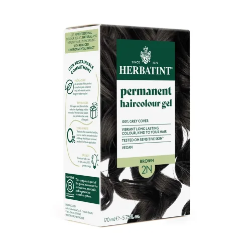 Herbatint, HERBATINT Haarfärbegel 2N Braun (170ml)