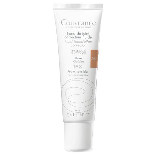 undefined, Avène Couvrance Fluid Foundation SPF20 5.0 Golden 30 ml
