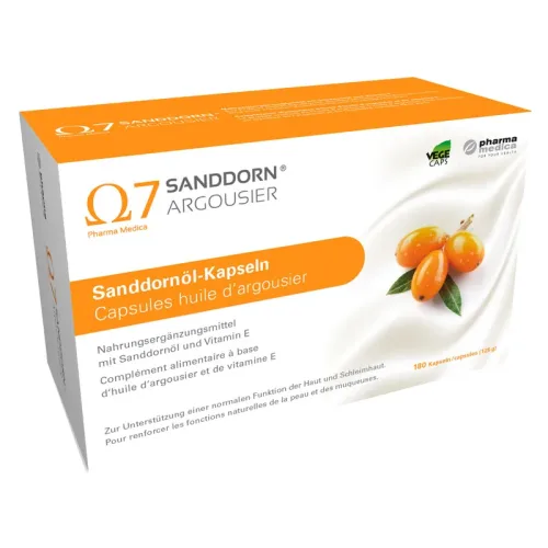 Sanddorn Argouiser, Sanddorn Argousier Omega 7 Kapseln (180 Stk)