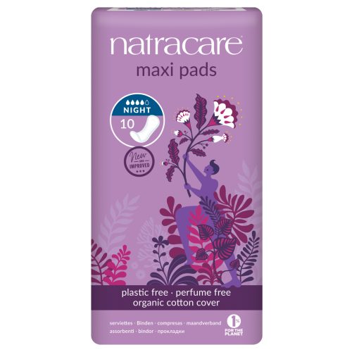 Natracare, NATRACARE Damenbinden Nacht 10 Stk