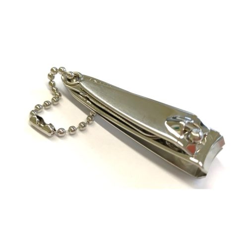 Nippes, Nippes Nagelknipser mit Kette, vernickelt, 5 cm