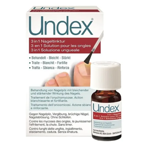 Undex, Undex 3 in 1 Nagelpilz-Lösung (7ml)