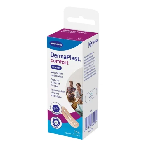 DERMAPLAST, DermaPlast COMFORT Express Strips 19x72mm (15 Stk)