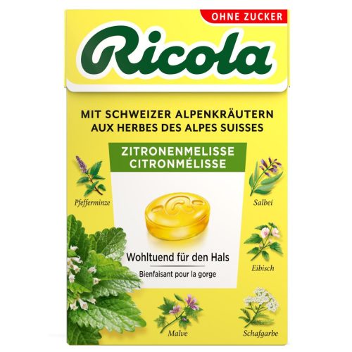 Ricola, Ricola Zitronenmelisse Bonbons Box (50g)