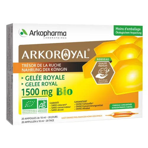 Arkopharma, ARKOROYAL Gelee Royal 1500mg (20x10ml)