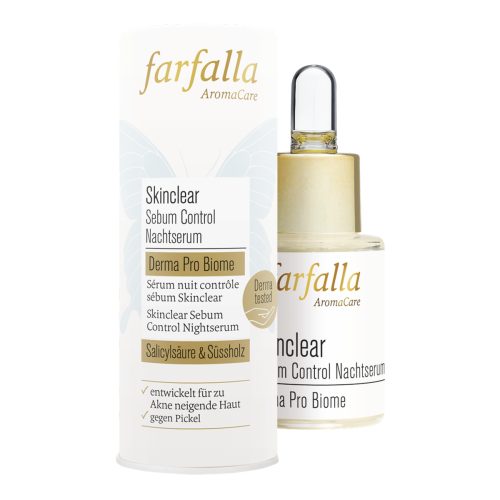 farfalla, farfalla - SkinclearSebumControlNachtserum,DermaProBiome, 15 ml