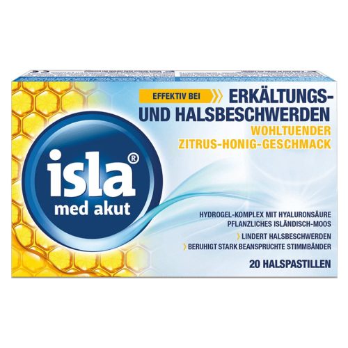 Isla, ISLA Med akut Pastillen Zitrus Honig 20 Stk