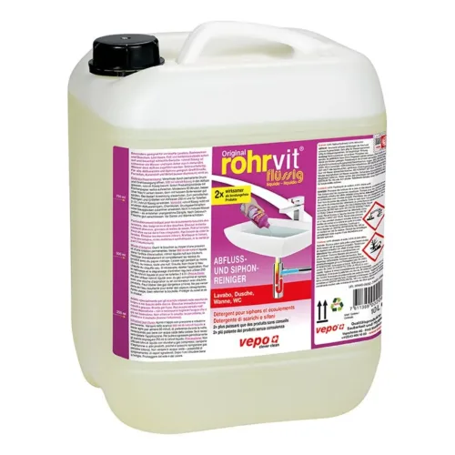 Original rohrvit, rohrvit Abflussreiniger gebrauchsfertig (10l)