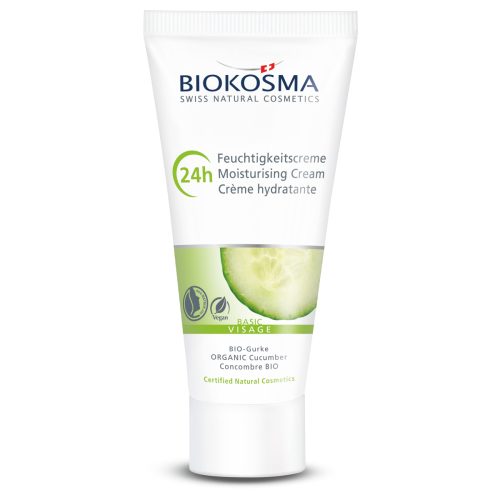 Biokosma, BIOKOSMA Basic Visage 24h-Feuchtigkeitscreme mit Bio-Gurke (30ml)