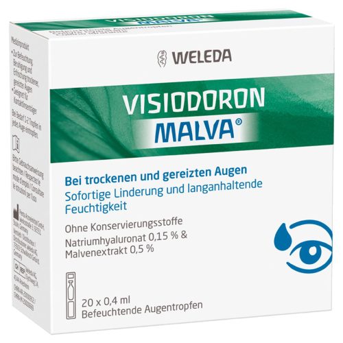 Weleda, VISIODORON MALVA Gtt Opht 20 Monodos 0.4 ml