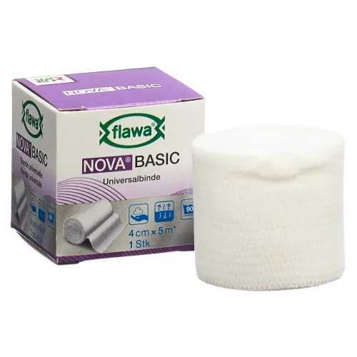 FLAWA, flawa Nova Basic Universalbinde, 4cmx5m (1 Stk)