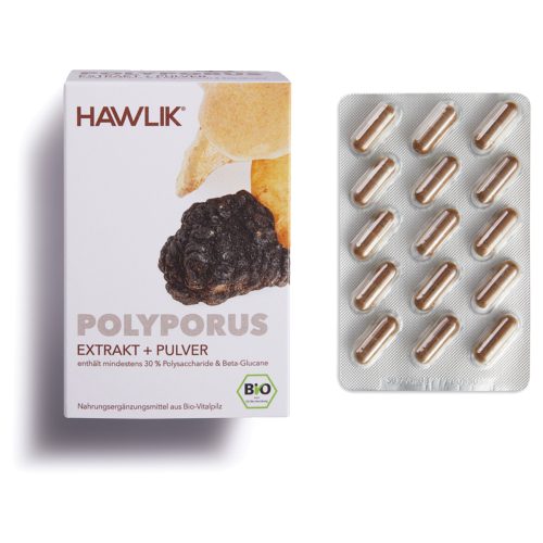 HAWLIK, HAWLIK Polyporus Extrakt + Pulver Kapseln (120 Stk)