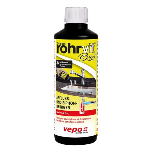 Original rohrvit, rohrvit Abflussreiniger Gel extra-stark (415ml)