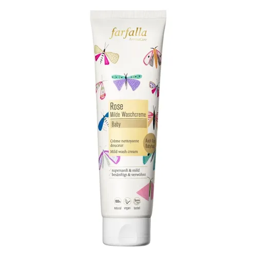 farfalla, Farfalla Baby Milde Waschcreme Rose (145ml)